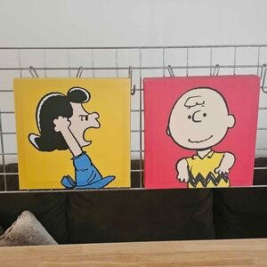 Peanuts Character Canvas Art Set
